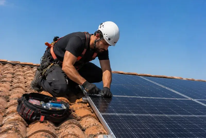 Maintenance et monitoring de panneaux solaires à Tourtoirac